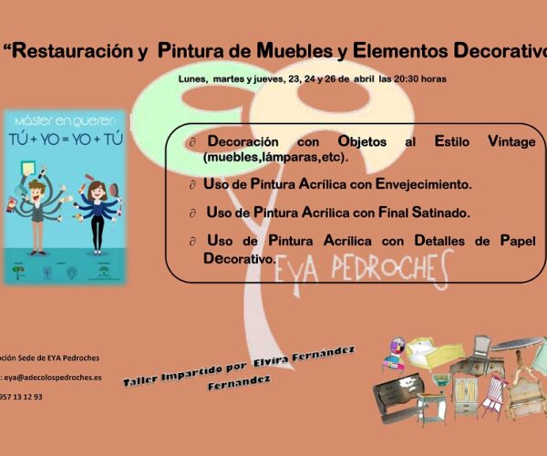 Restauración y Pintura de Muebles y Elementos Decorativos