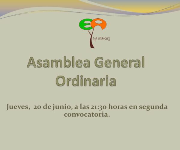 Asamblea General de Socias «EYA PEDROCHES»