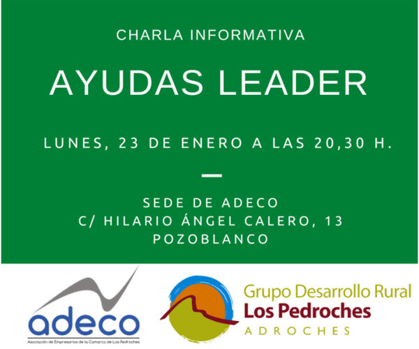 Charla Informativa Ayudas Leader
