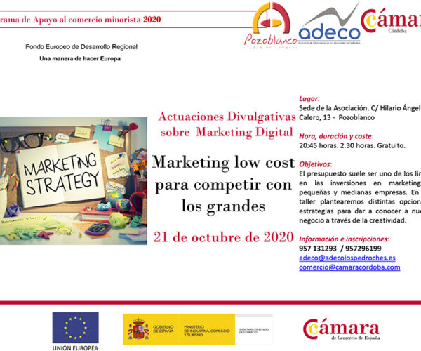 Taller de Marketing Low Cost para Competir con Los Grandes